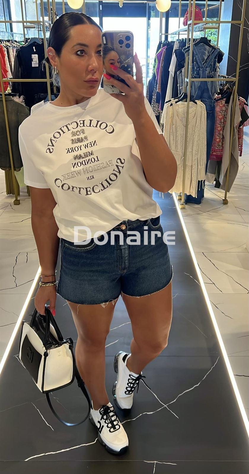 Camiseta blanca manga corta Koralline - Imagen 2