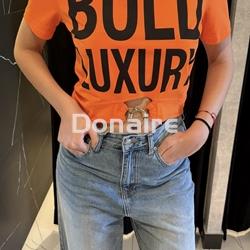 Camiseta BOLD LUXURY Koralline naranja - Imagen 1