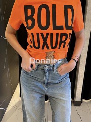 Camiseta BOLD LUXURY Koralline naranja - Imagen 1