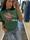 Camiseta crop CALL ME LOLA verde Lola Casademunt - Imagen 1