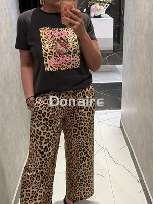 Camiseta lavado desgastado Love Lola animal print Lola Casademunt - Imagen 1