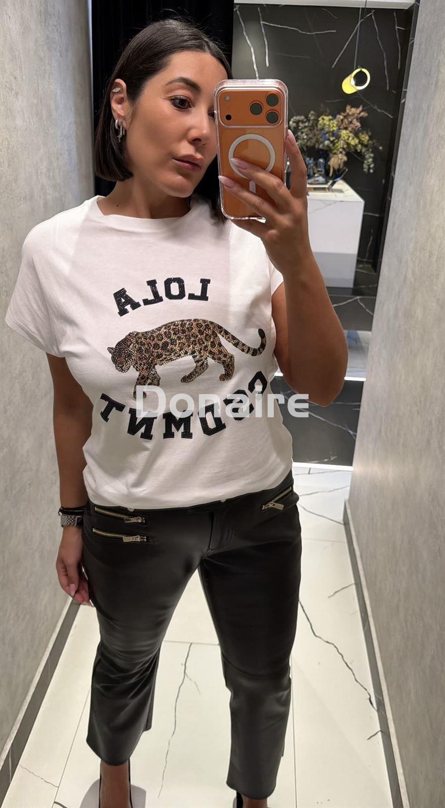Camiseta leopardo strass Lola Casademunt - Imagen 2