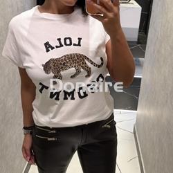 Camiseta leopardo strass Lola Casademunt - Imagen 2