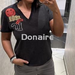 Camiseta manga corta parches Lola Casademunt - Imagen 1