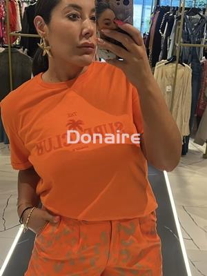 Camiseta naranja OPEN - Imagen 2