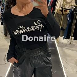 Camiseta negra manga larga KORALLINE - Imagen 2