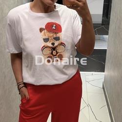 Camiseta oso gorra PHARD - Imagen 1