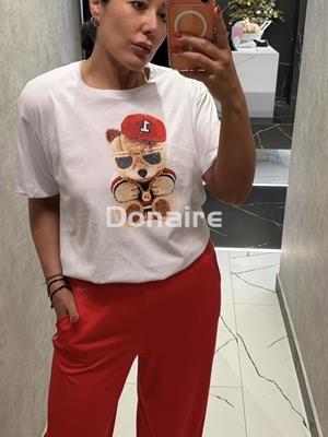 Camiseta oso gorra PHARD - Imagen 1