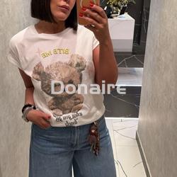 Camiseta oso strass BSB - Imagen 1