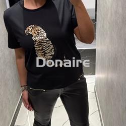 Camiseta tigre lentejuelas Lola Casademunt - Imagen 1