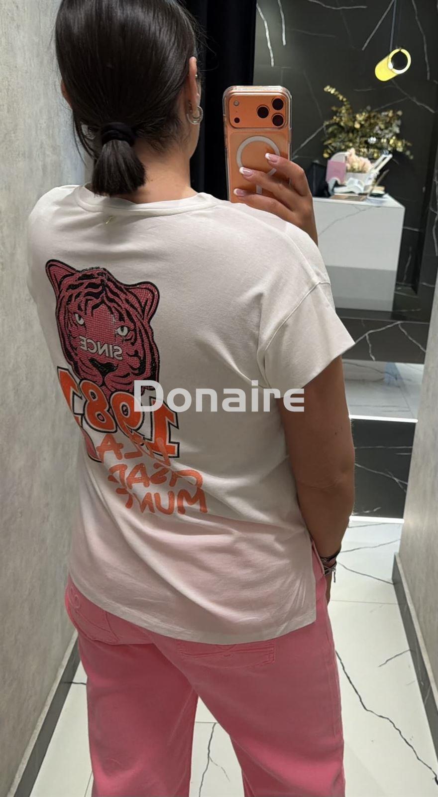 Camiseta tigre strass espalda Lola Casademunt - Imagen 3