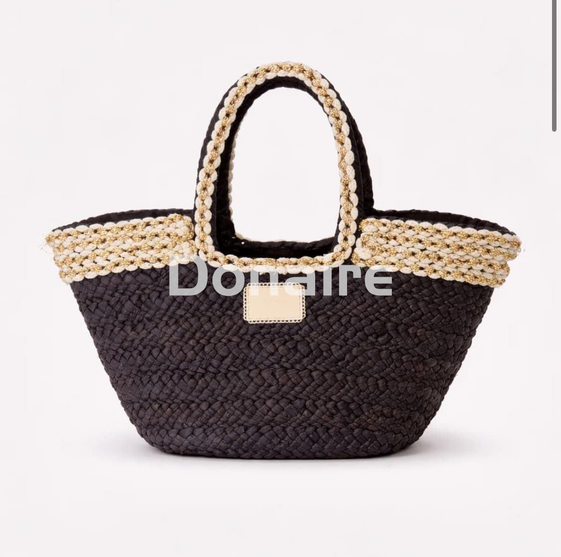 Capazo rafia y lurex NKN - Imagen 3