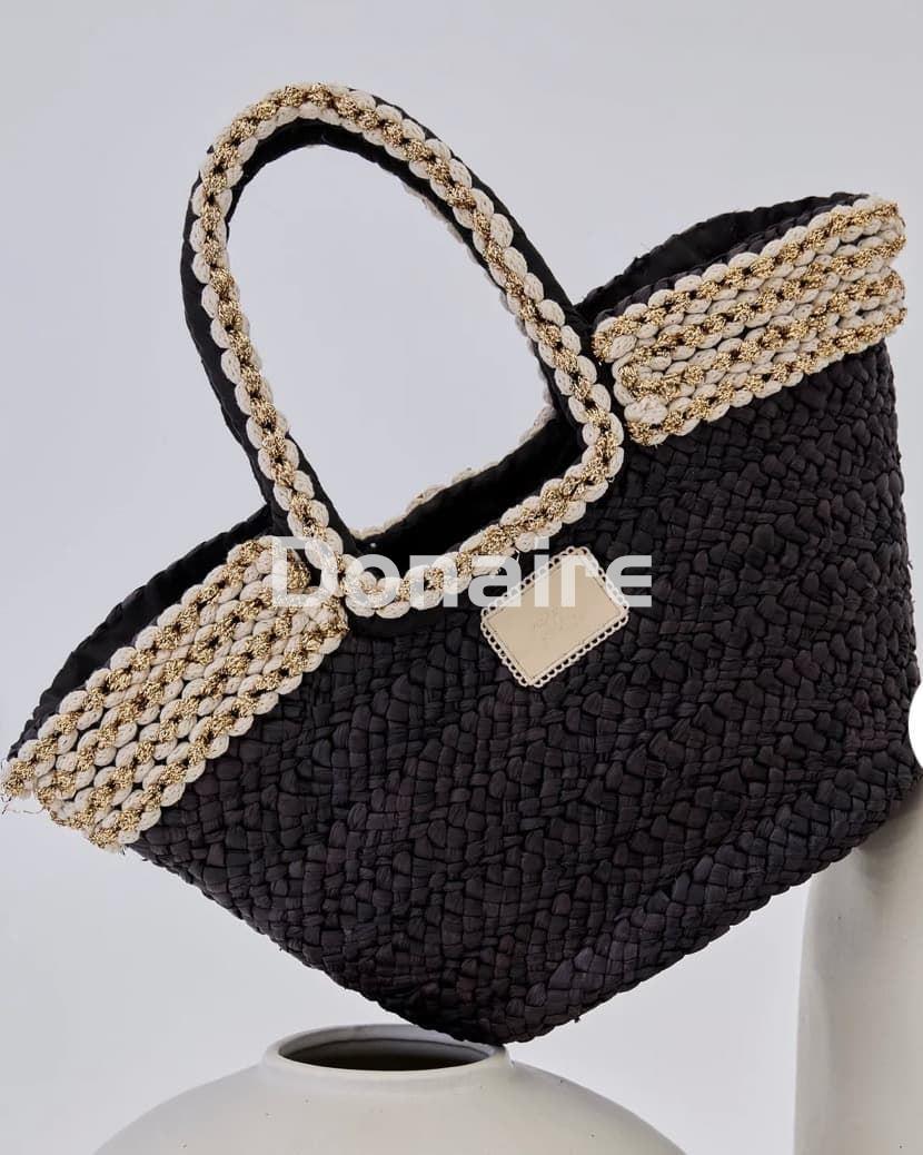 Capazo rafia y lurex NKN - Imagen 4