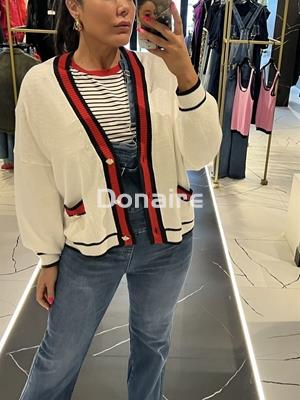 Cardigan escote en V Dixie - Imagen 1