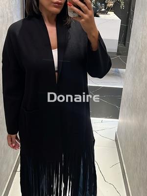 Cardigan flecos largos BSB - Imagen 2