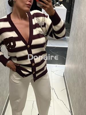 Cardigan rayas joya Trash and Luxury - Imagen 1