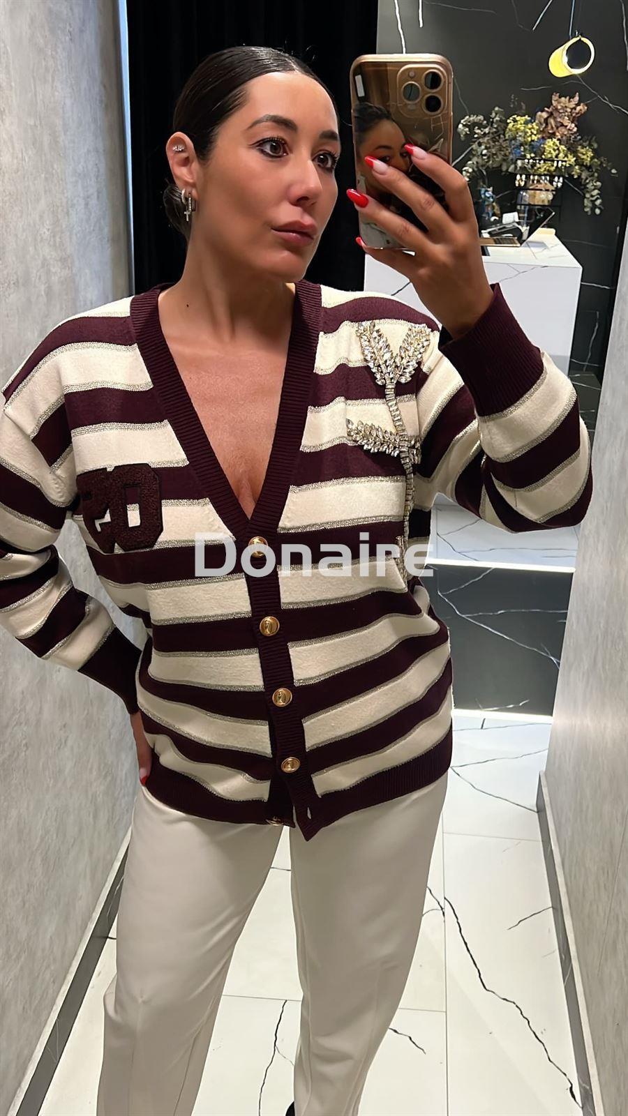 Cardigan rayas joya Trash and Luxury - Imagen 2