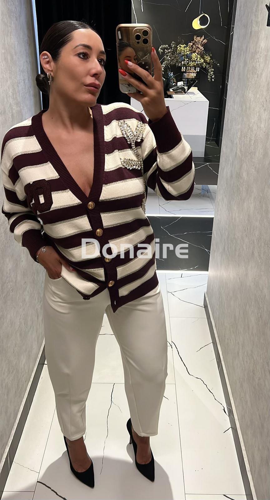 Cardigan rayas joya Trash and Luxury - Imagen 4