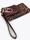 Cartera con monedero animal print y burdeos Lola Casademunt - Imagen 1