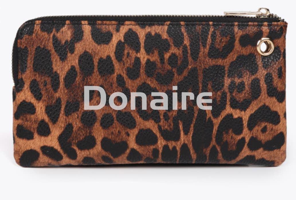 Cartera con monedero animal print y burdeos Lola Casademunt - Imagen 5