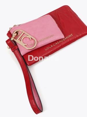 Cartera con monedero bicolor Lola Casademunt - Imagen 1