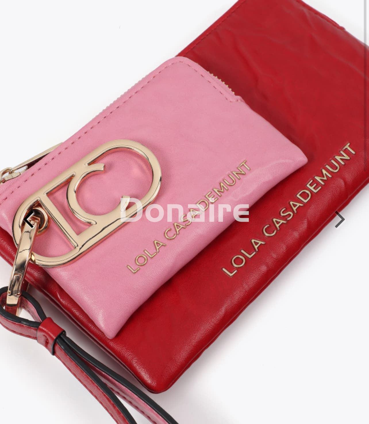 Cartera con monedero bicolor Lola Casademunt - Imagen 2