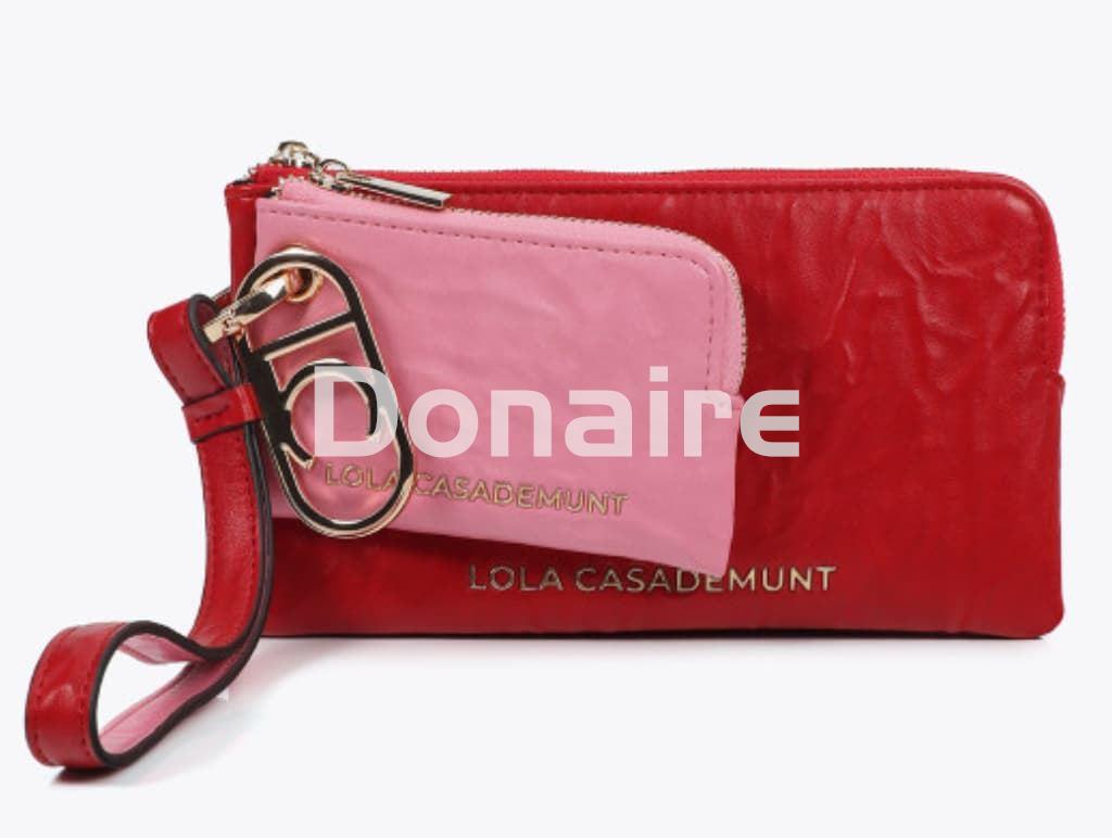 Cartera con monedero bicolor Lola Casademunt - Imagen 3