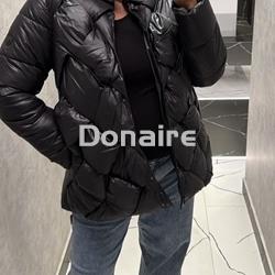 Cazadora acolchada trenzada negra Phard - Imagen 2