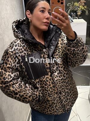 Cazadora animal print BSB - Imagen 1