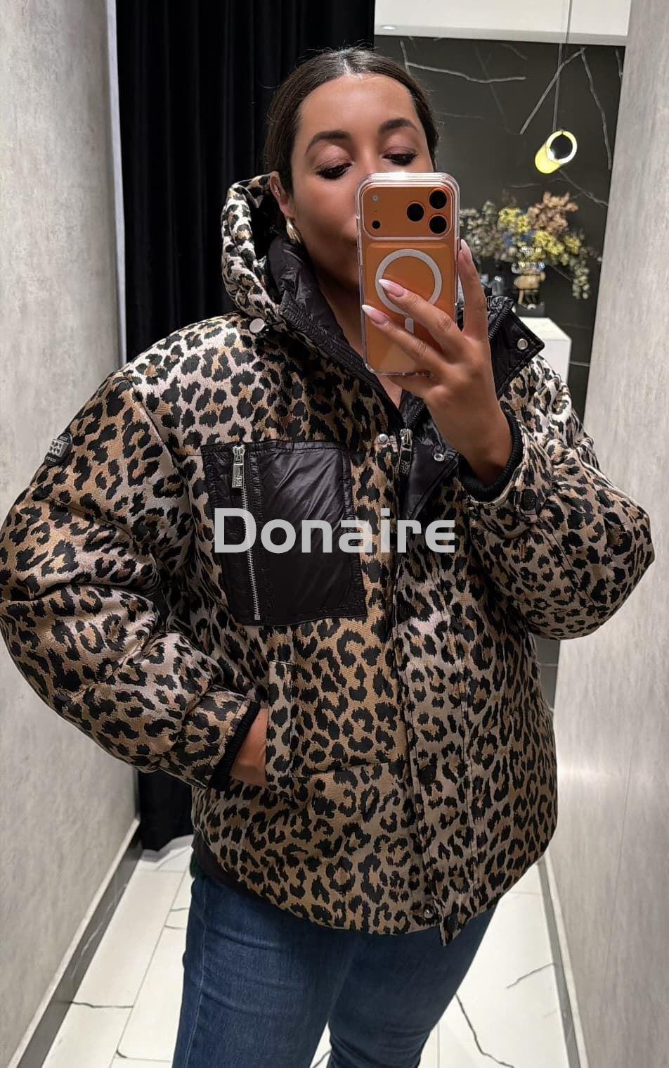 Cazadora animal print BSB - Imagen 3