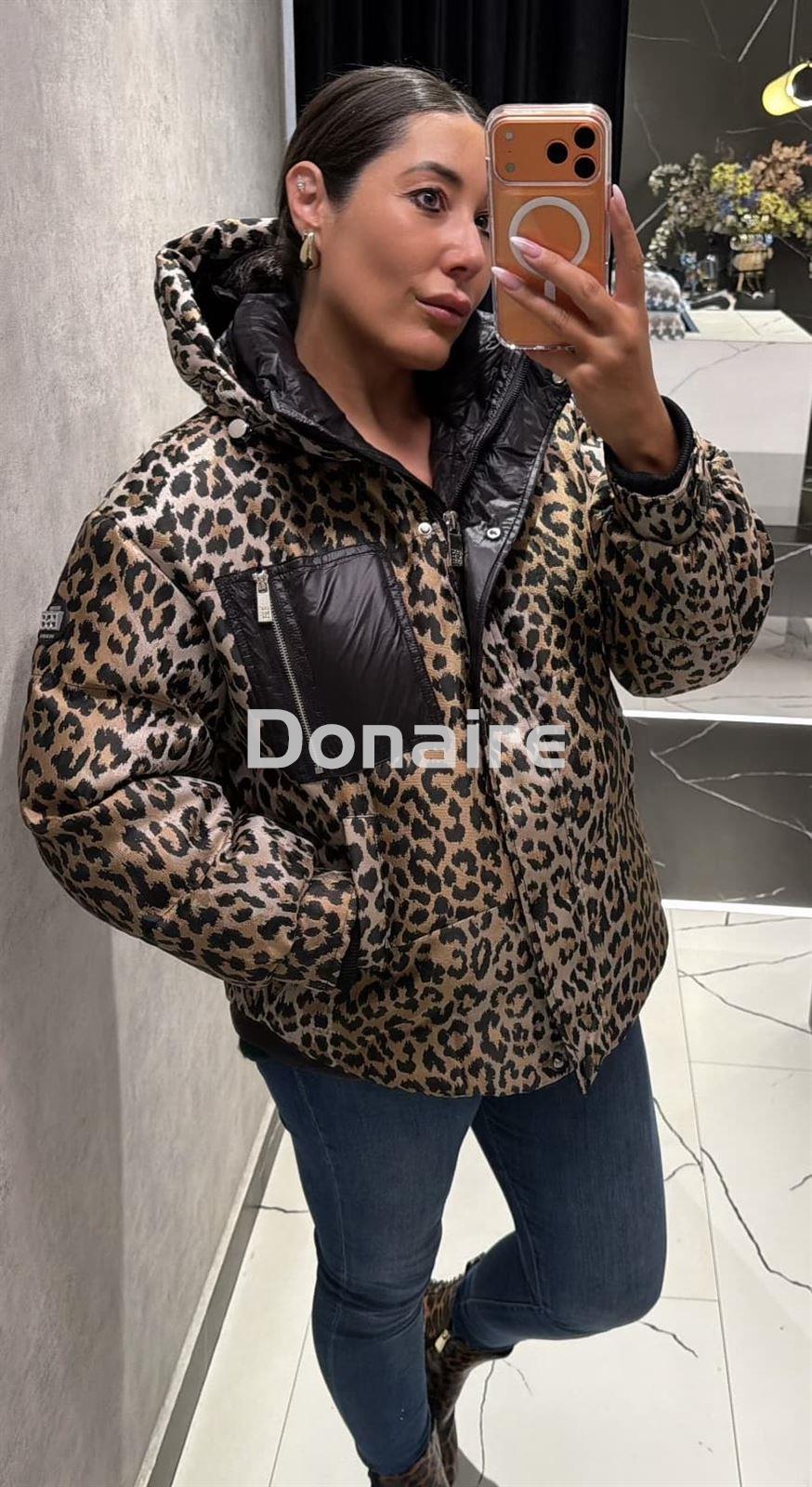 Cazadora animal print BSB - Imagen 4