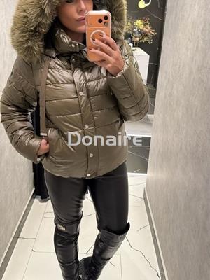 Cazadora corta acolchada kaki BSB - Imagen 1