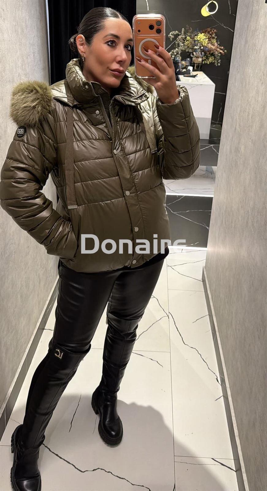 Cazadora corta acolchada kaki BSB - Imagen 2