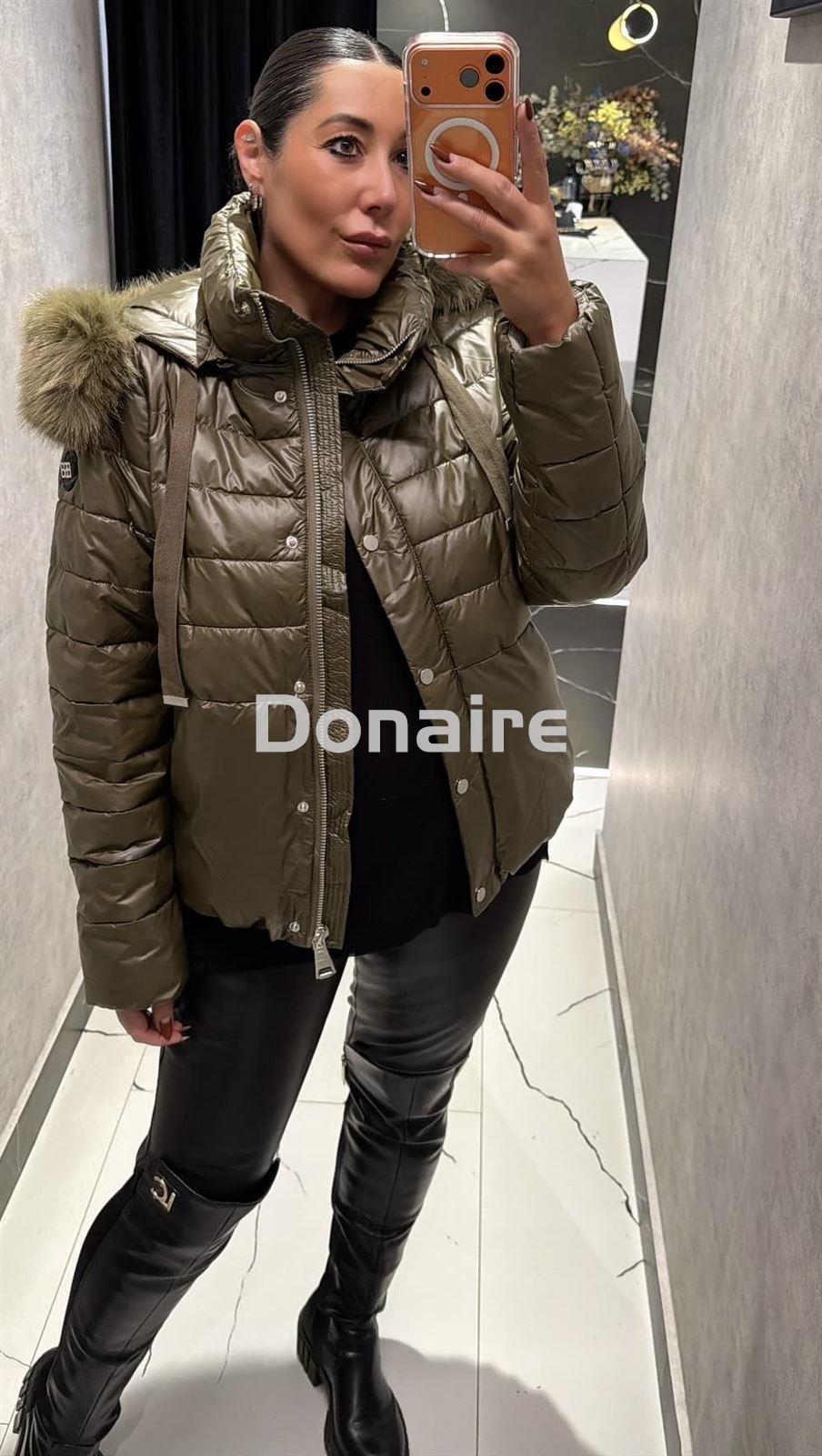 Cazadora corta acolchada kaki BSB - Imagen 3