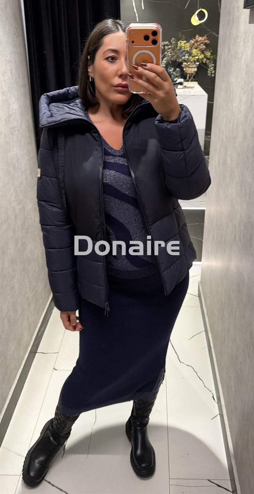 Cazadora corta entallada azul marino Lola Casademunt - Imagen 3