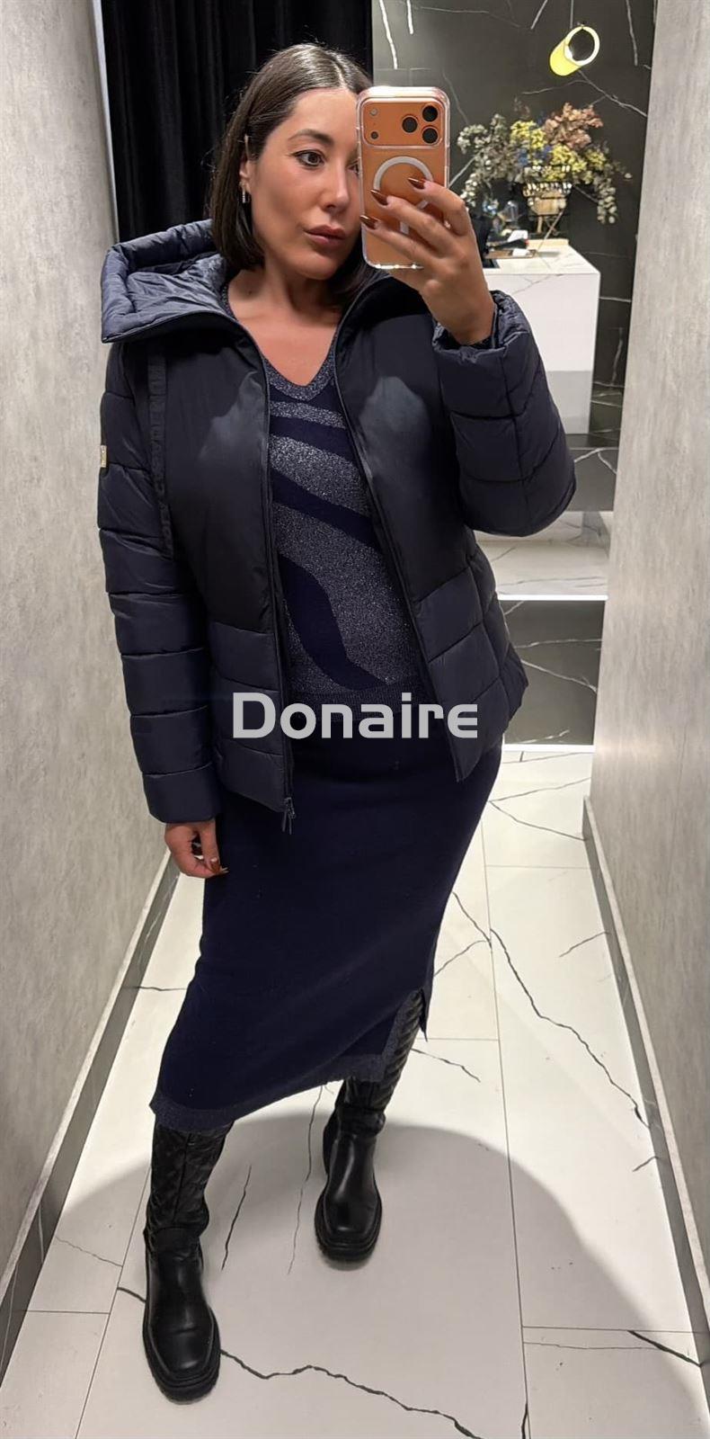 Cazadora corta entallada azul marino Lola Casademunt - Imagen 4