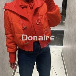 Cazadora corta rojo coral Koralline - Imagen 2