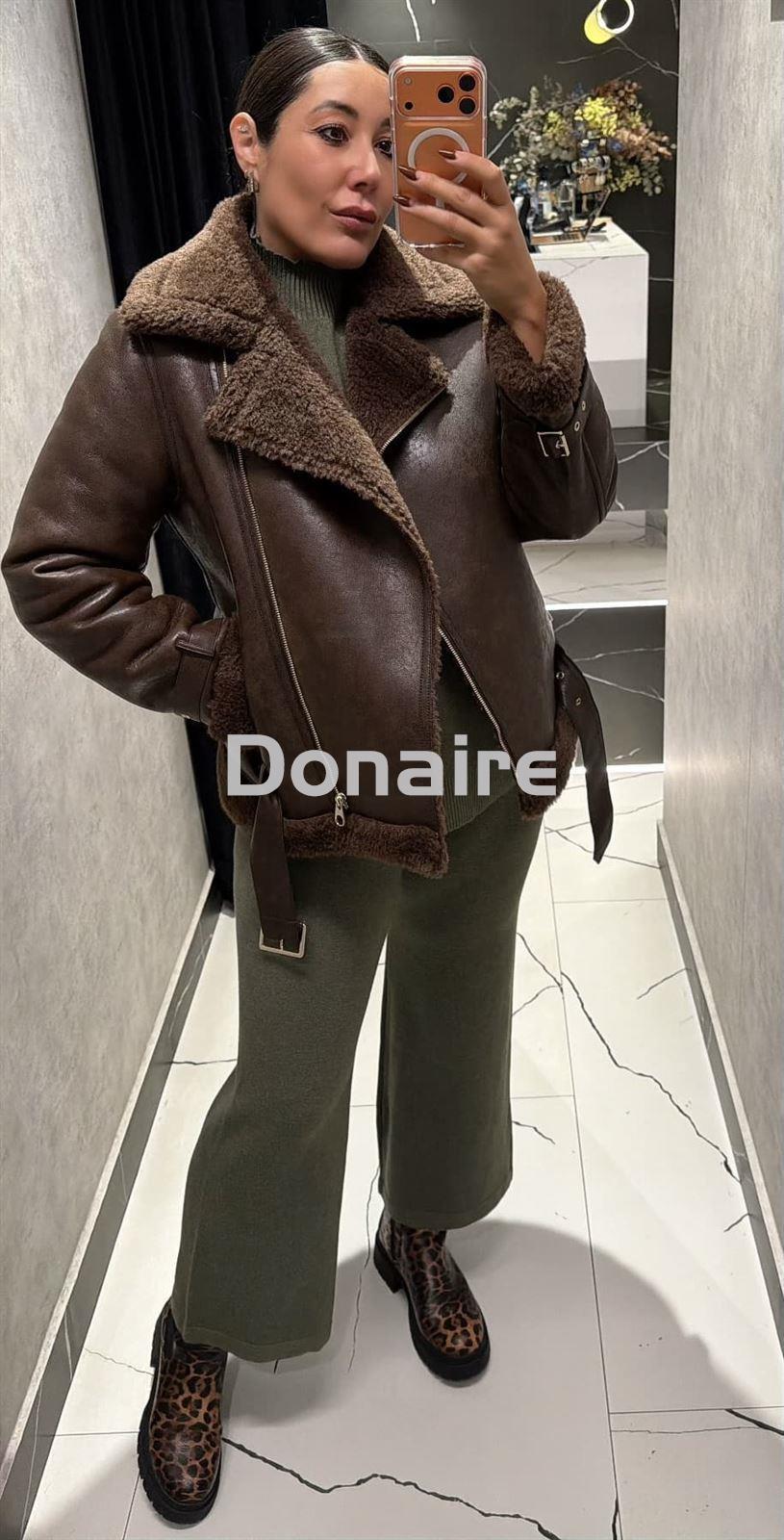 Cazadora doble faz marrón Dixie - Imagen 6