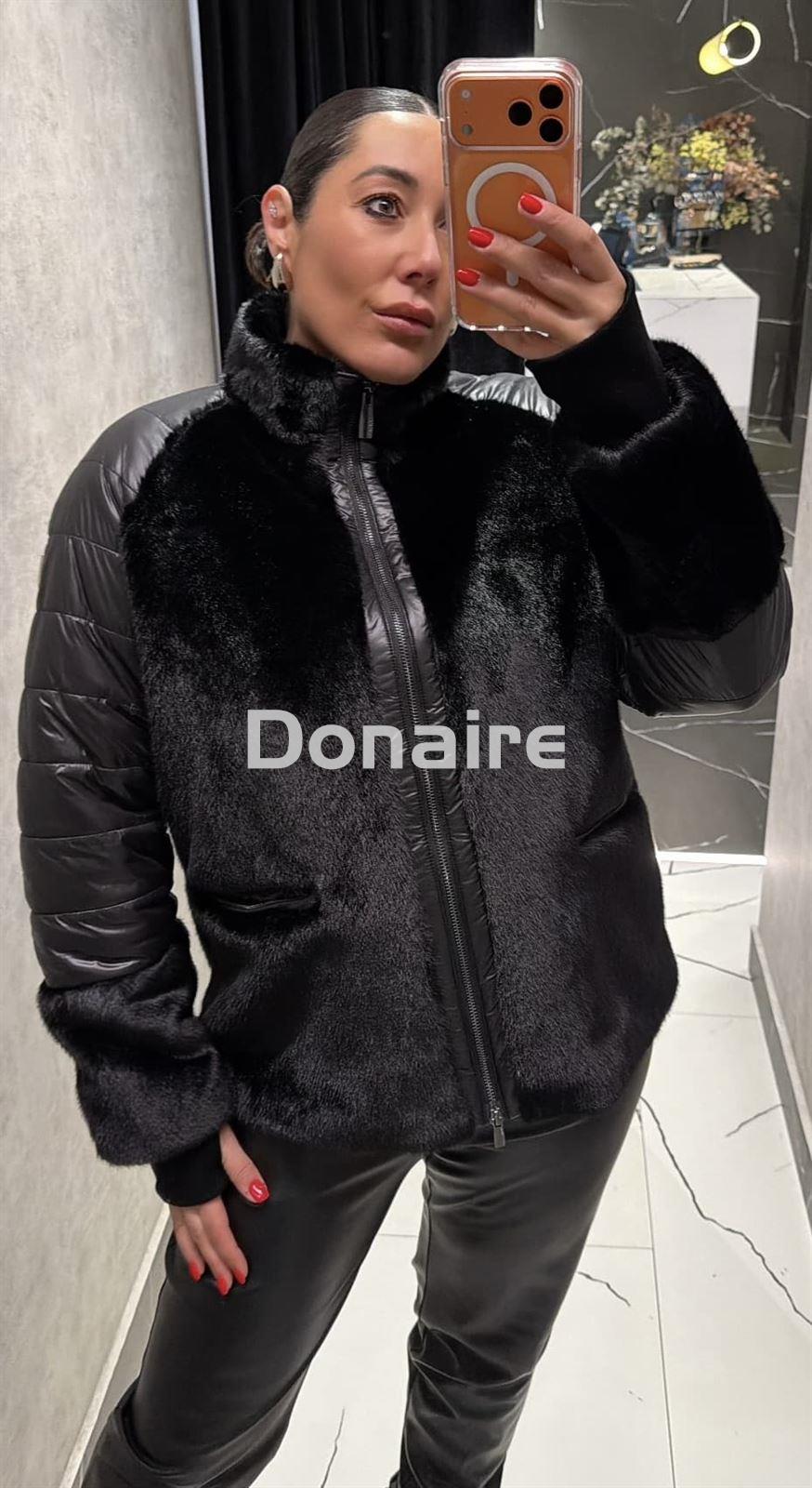 Cazadora tejido combinado Lola Casademunt - Imagen 1