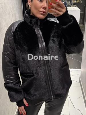 Cazadora tejido combinado Lola Casademunt - Imagen 1