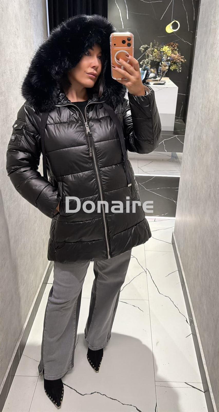 Cazarora acolchada negra BSB - Imagen 1