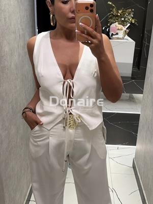 Chaleco blanco Open - Imagen 1