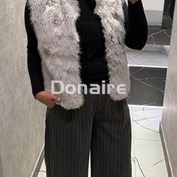 Chaleco de pelo gris Koralline - Imagen 2