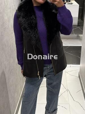 Chaleco doble faz negro Lola Casademunt - Imagen 1