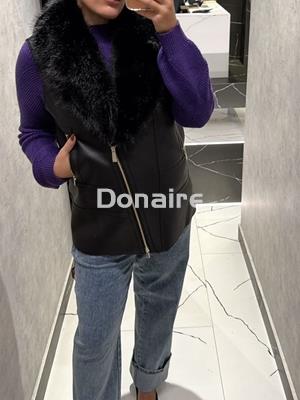 Chaleco doble faz negro Lola Casademunt - Imagen 2