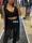 Chaleco negro crochet Koralline - Imagen 2