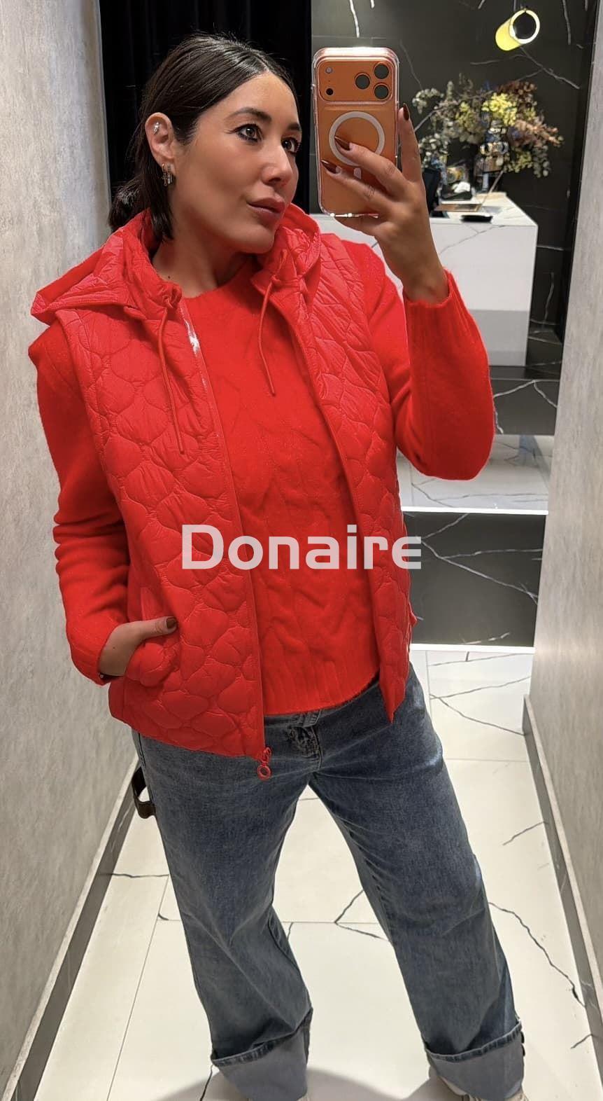 Chaleco rojo guateado WNT - Imagen 1