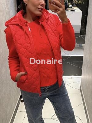 Chaleco rojo guateado WNT - Imagen 1