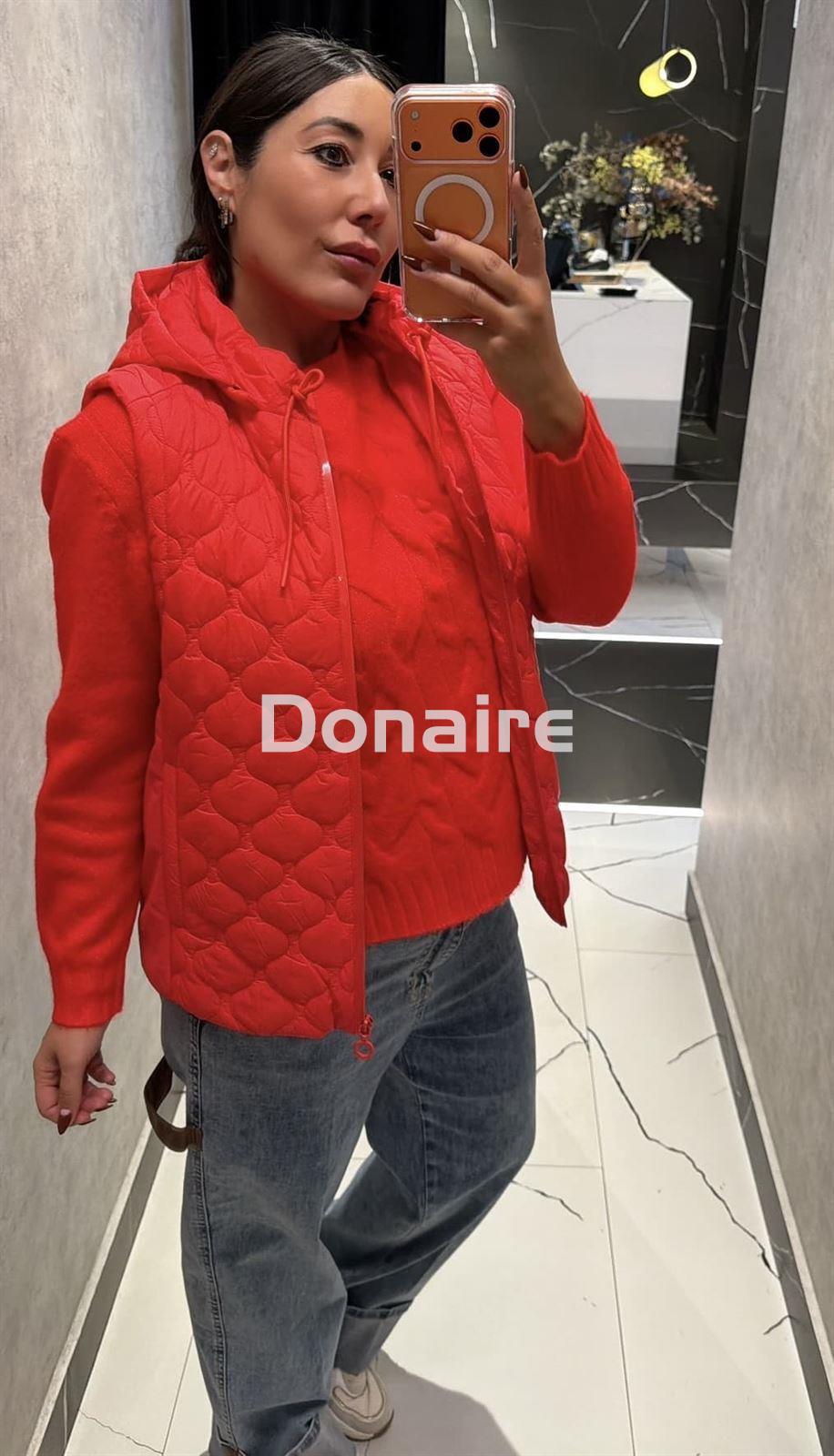 Chaleco rojo guateado WNT - Imagen 2