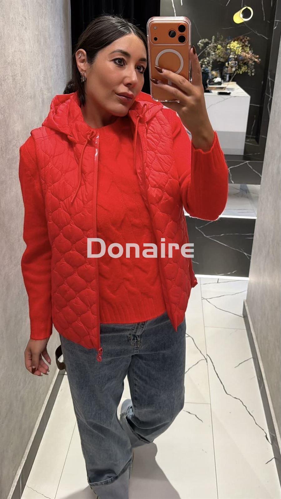 Chaleco rojo guateado WNT - Imagen 3